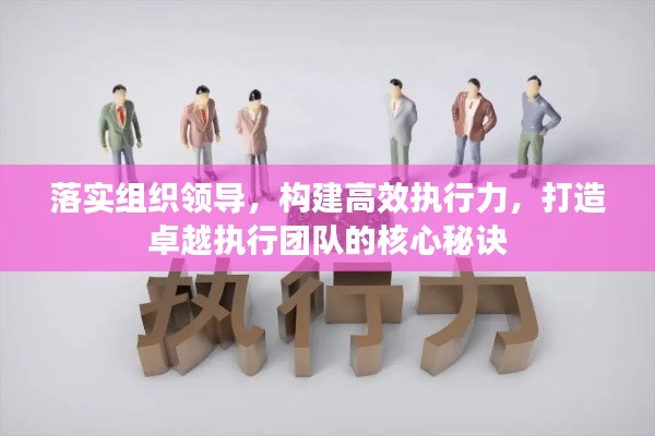 落实组织领导，构建高效执行力，打造卓越执行团队的核心秘诀
