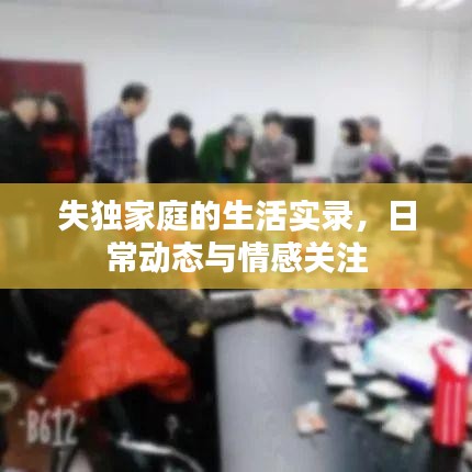 失独家庭的生活实录，日常动态与情感关注